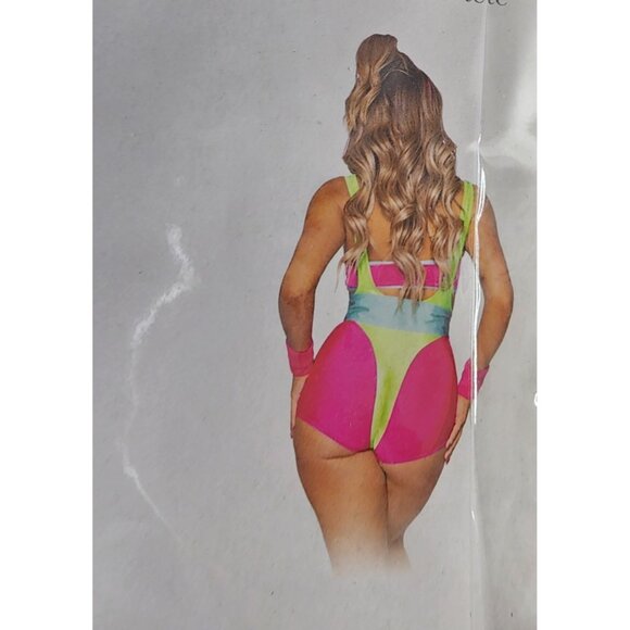 Leg Avenue 80's Workout Hottie Costume 5pc Small - Picture 3 of 7